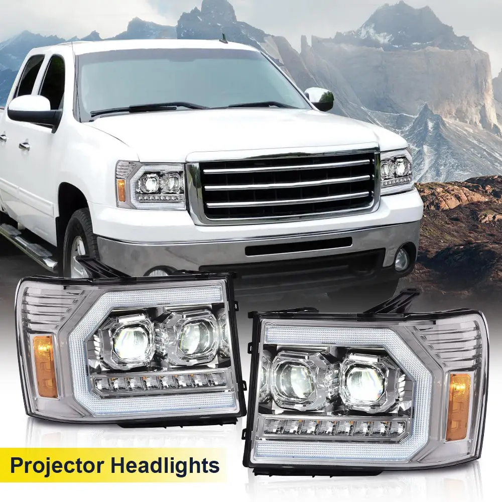 1 Pair Led Headlights Clear Lens Chrome Housing Amber Reflector Fit for 2007-2014 Gmc Sierra 1500 2500Hd 3500Hd 20980241
1 Pair Led Headlights Clear Lens Chrome Housing Amber Reflector Fit for 2007-2014 Gmc Sierra 1500 2500Hd 3500Hd 20980241