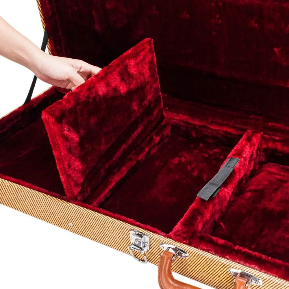 Electric Guitar Hard Shell Case Portable Square Guitar Case Wooden 39-Inch With Neck & Bridge Padding
Electric Guitar Hard Shell Case Portable Square Guitar Case Wooden 39-Inch With Neck & Bridge Padding