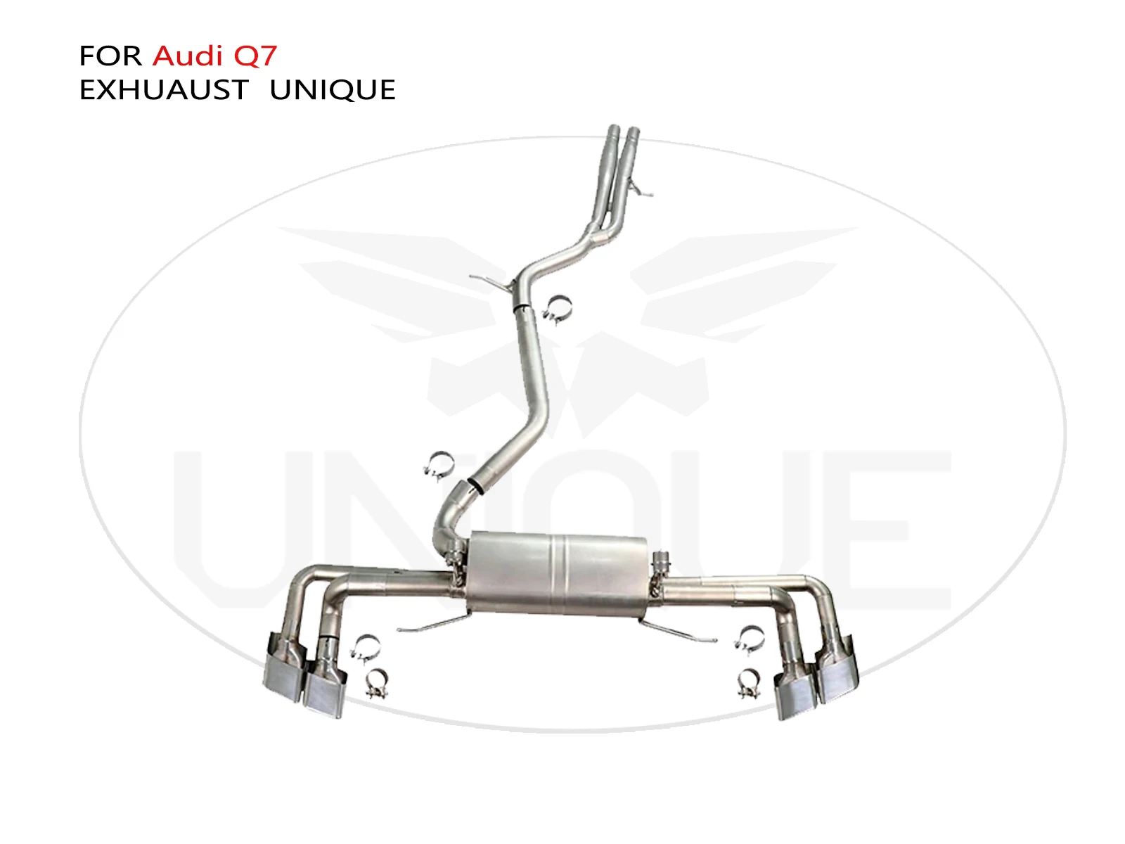 UNIQUE Stainless Steel Exhaust System Manifold Downpipe for Audi Q7 Auto Modification Valve Car Accessories Muffler
UNIQUE Stainless Steel Exhaust System Manifold Downpipe for Audi Q7 Auto Modification Valve Car Accessories Muffler