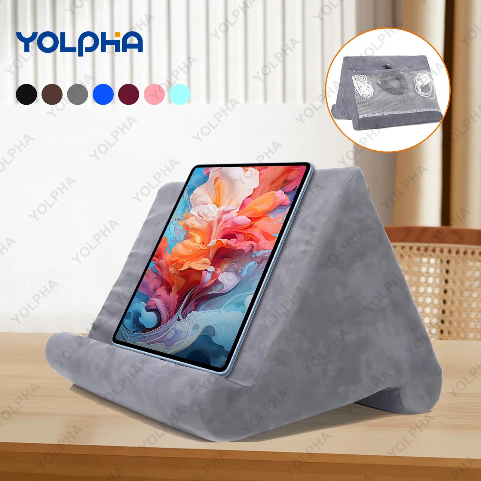 Подставка для подушки из губки для планшета iPad Samsung Huawei, кровать, подставка для планшета, многоугольная подставка для чтения, подушка для поддержки мобильного телефона
Подставка для подушки из губки для планшета iPad Samsung Huawei, кровать, подставка для планшета, многоугольная подставка для чтения, подушка для поддержки мобильного телефона