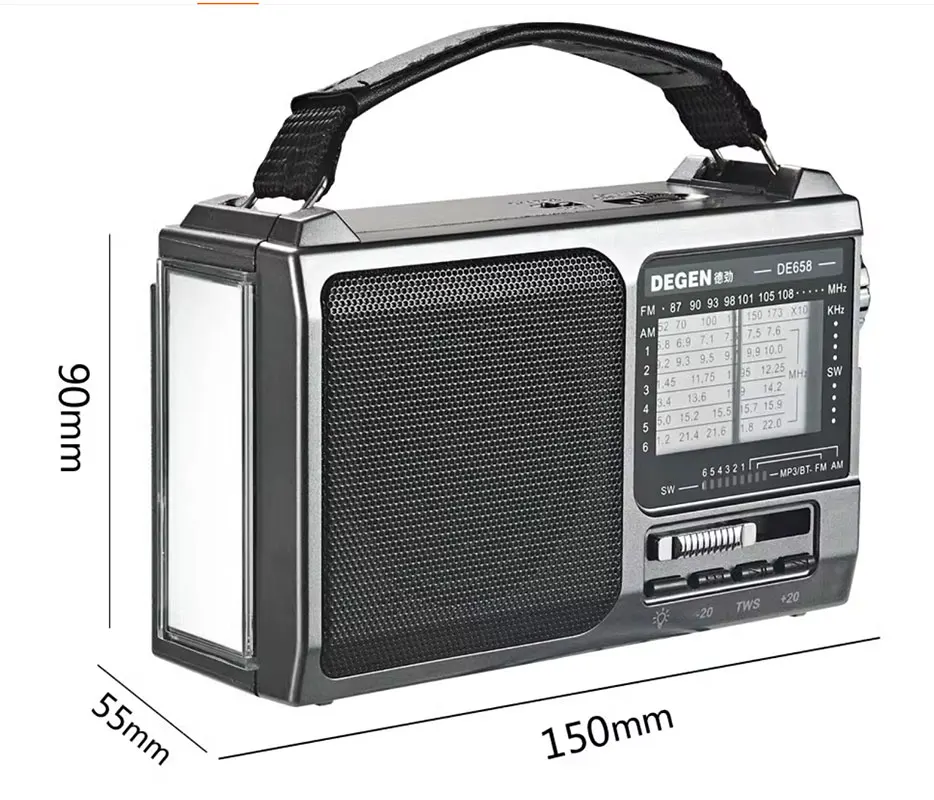 Degen DE658 высококачественная новая портативная Bluetooth-карта без потерь USB-накопитель лихорадка аудио полнодиапазонное радио освещение
Degen DE658 высококачественная новая портативная Bluetooth-карта без потерь USB-накопитель лихорадка аудио полнодиапазонное радио освещение