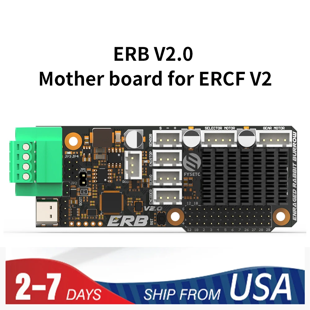 Для материнской платы Voron ERCF V2.0 ERB с интерфейсом CANBUS, материнская плата
Для материнской платы Voron ERCF V2.0 ERB с интерфейсом CANBUS, материнская плата