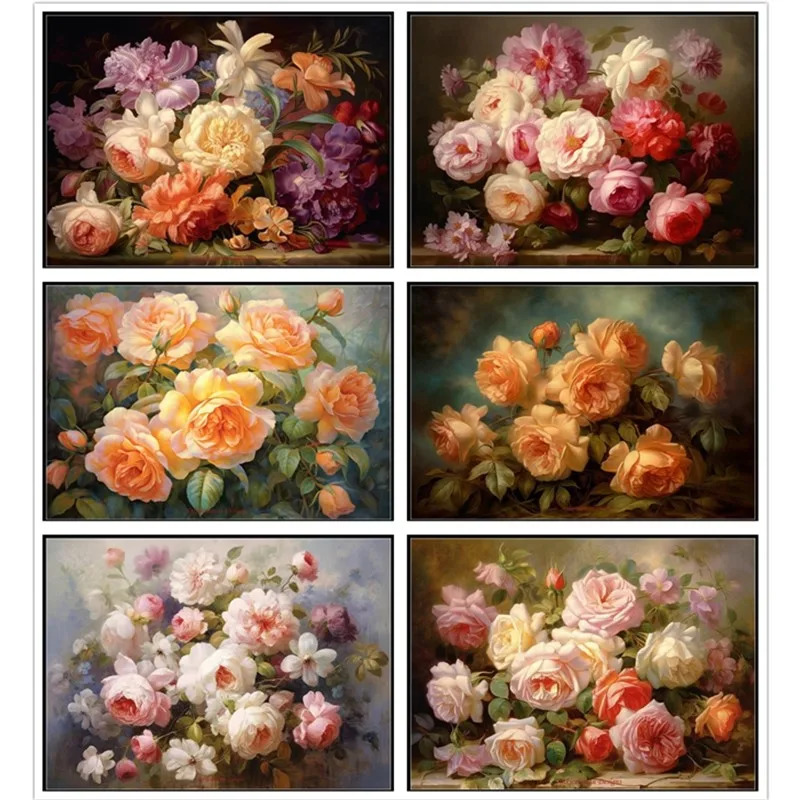 Embroidery Counted Cross Stitch Kits Needlework - Crafts 14 ct DMC Color DIY Arts Handmade Decor - Delicate Petals Collection
Embroidery Counted Cross Stitch Kits Needlework - Crafts 14 ct DMC Color DIY Arts Handmade Decor - Delicate Petals Collection