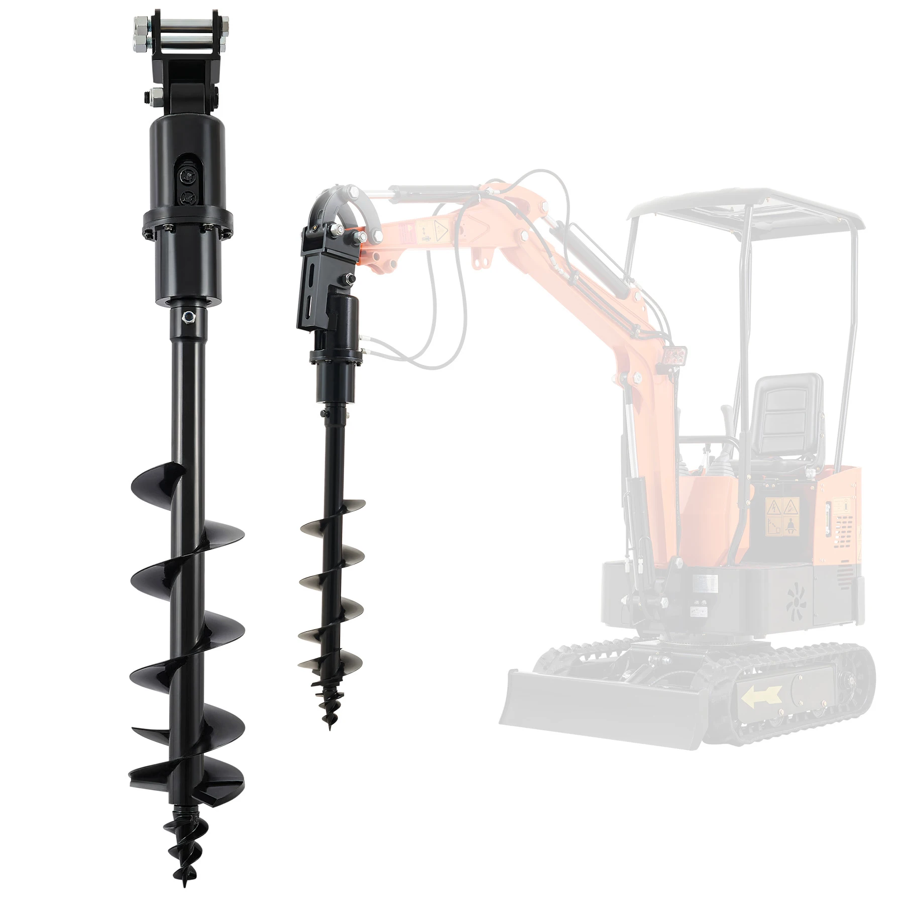 Mini Excavator Attachment 200mm Hydraulic Auger Drill For 1-2Tons Mini Digger
Mini Excavator Attachment 200mm Hydraulic Auger Drill For 1-2Tons Mini Digger