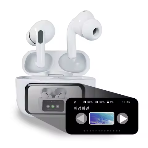 바우아토 ANC 액정형 노이즈 캔슬링 무선 블루투스 5.4 이어폰 BAUATO ANC-03 noise canceling wireless Bluetooth 5.4 earphone