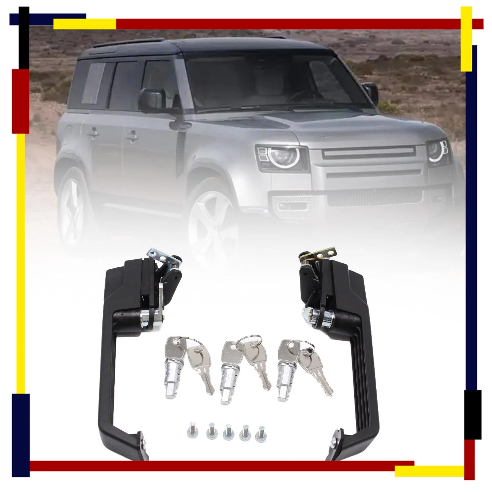 2 шт. ремонтный комплект ручек передней двери DA3345 для Land Rover Defender Utility DA3345 MXC7651 MXC7652 MTC6504 Utility
2 шт. ремонтный комплект ручек передней двери DA3345 для Land Rover Defender Utility DA3345 MXC7651 MXC7652 MTC6504 Utility