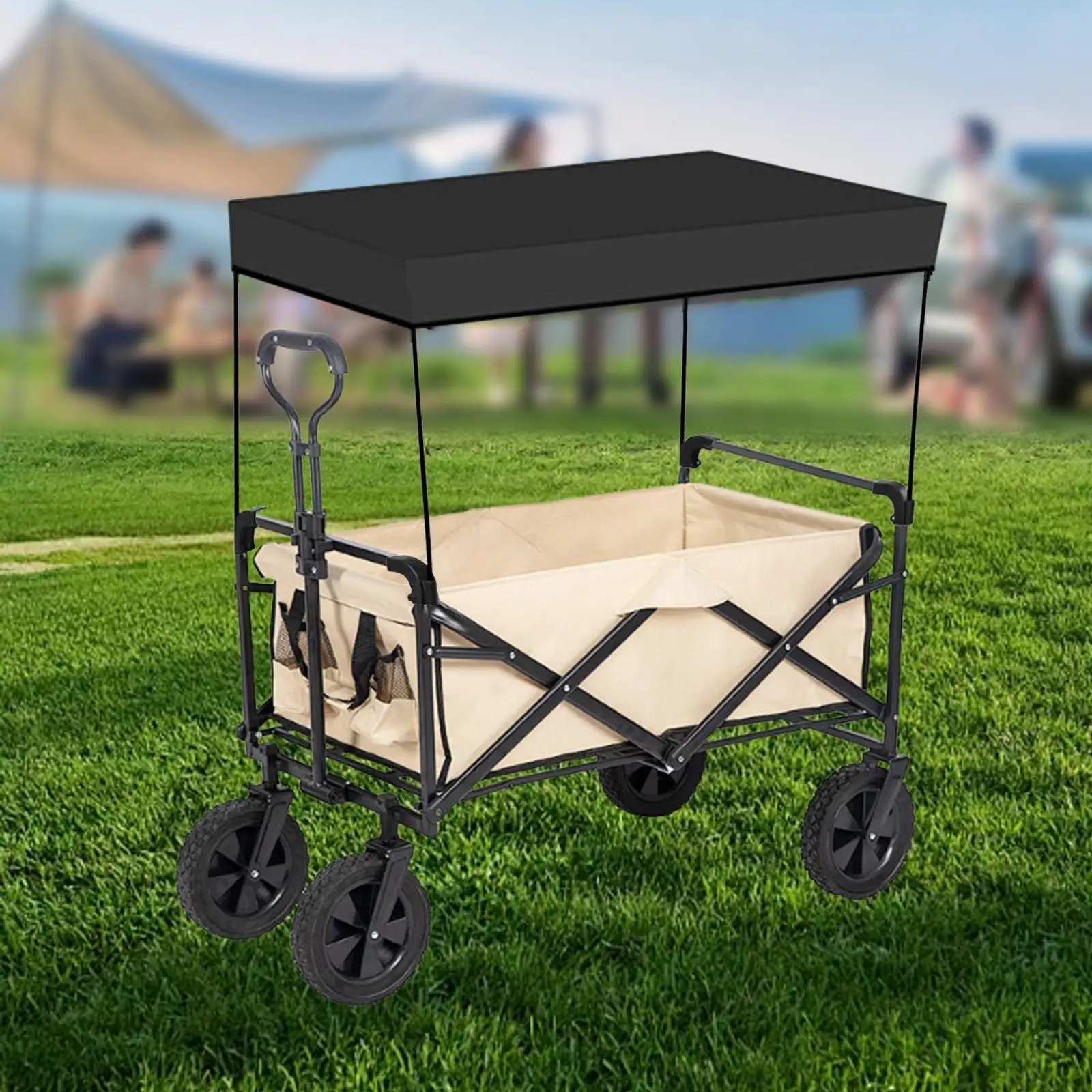 Canopy Garden Wagon Attachment Sun Shade Cover Camping Cart Canopy Outdoor Garden Trolley Camping Equipment 84cmx48cm
Canopy Garden Wagon Attachment Sun Shade Cover Camping Cart Canopy Outdoor Garden Trolley Camping Equipment 84cmx48cm