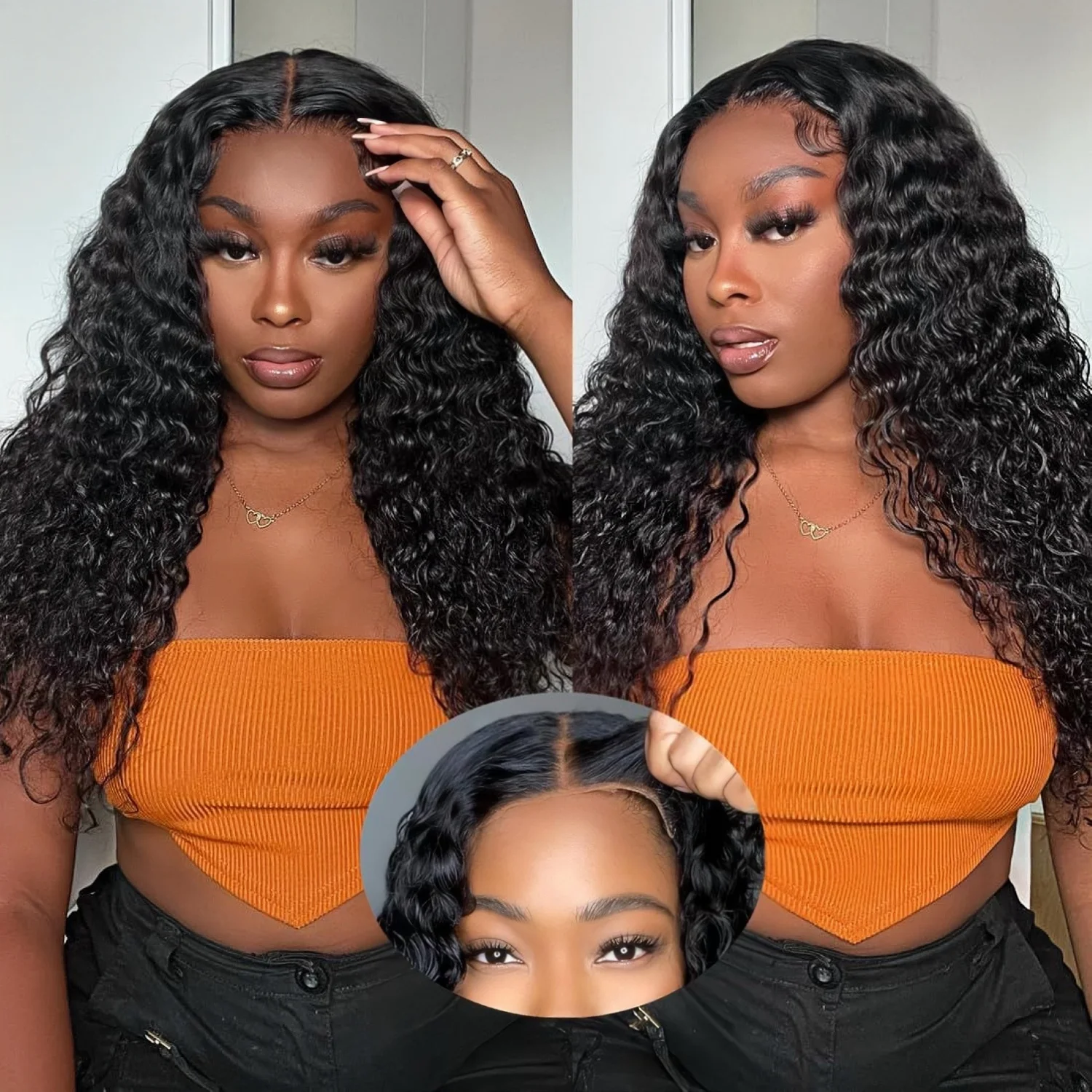 Deep Wave Wigs Guleless Wigs Human Hair Wig Ready to Wear 5x5 Lace Frontal Human Hair Wigs Pre Plucked for Women Loose Wave
Deep Wave Wigs Guleless Wigs Human Hair Wig Ready to Wear 5x5 Lace Frontal Human Hair Wigs Pre Plucked for Women Loose Wave