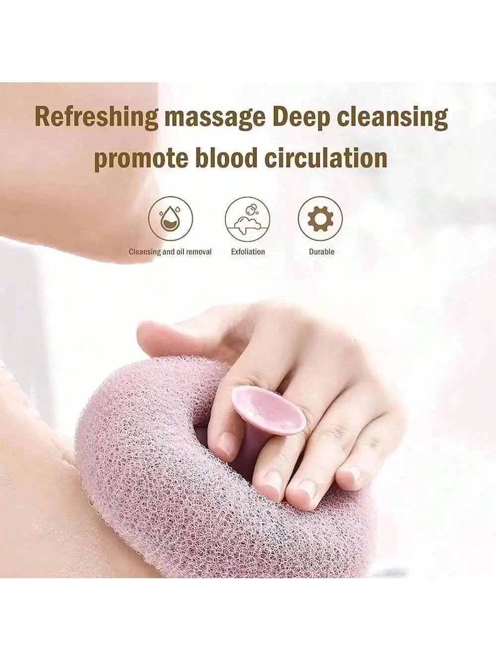 1pcs new massage suction cup massage bath ball bath flower ball high-end non-scattered super soft massage bath ball dual-purpose
1pcs new massage suction cup massage bath ball bath flower ball high-end non-scattered super soft massage bath ball dual-purpose