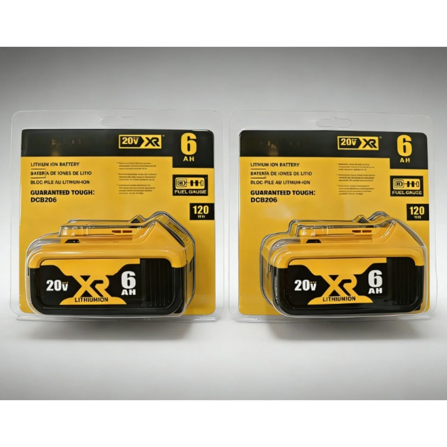 2pc 20V Max Premium 6Ah Lithium-Ion Battery
2pc 20V Max Premium 6Ah Lithium-Ion Battery