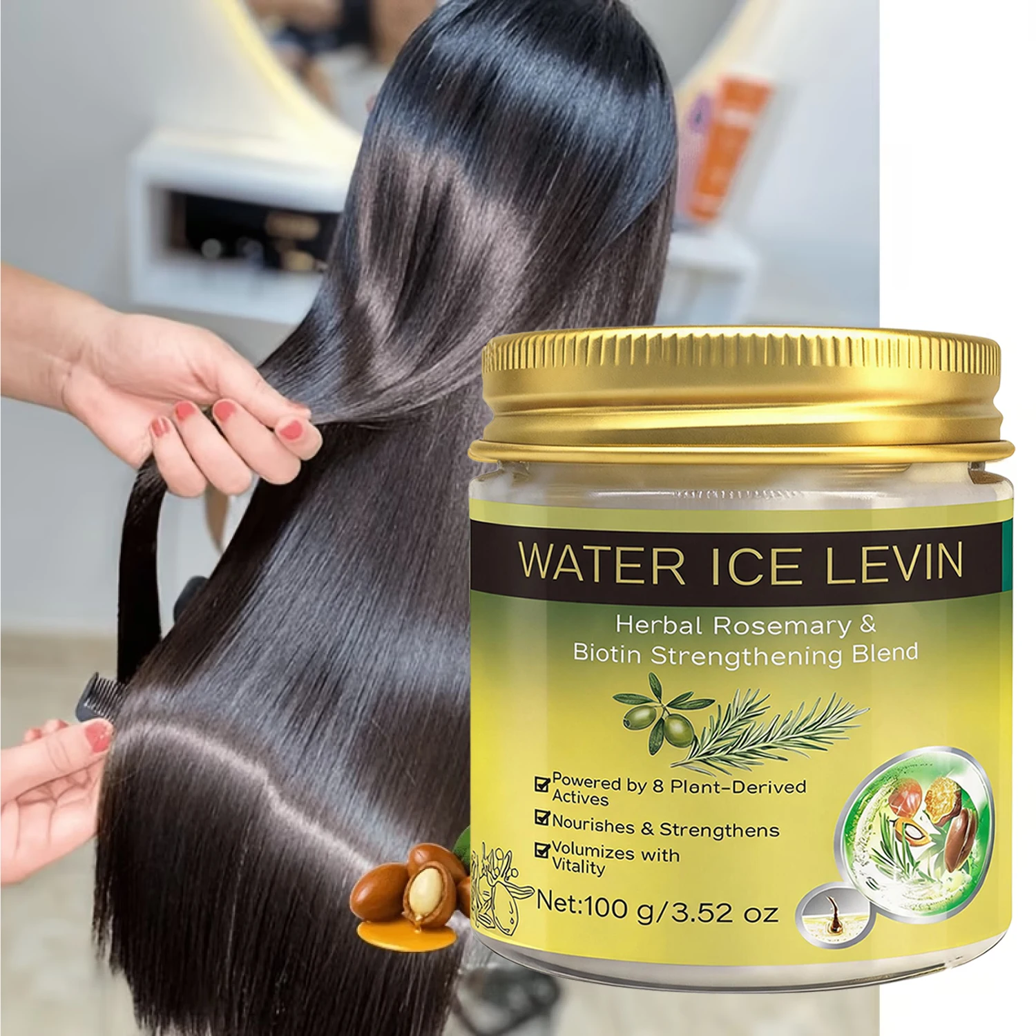 Biotin Rosemary Hair Mask with Keratin, Nourish & Boost Hair Volume Smooth Care
Biotin Rosemary Hair Mask with Keratin, Nourish & Boost Hair Volume Smooth Care