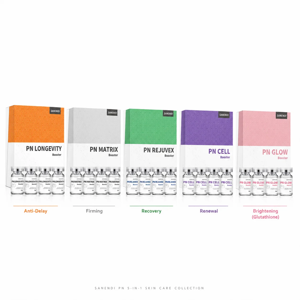 SANENDI Professional PN Skincare Set - Face Serum Collection for Anti-delay Brightening - 5ml Vials of Essence
SANENDI Professional PN Skincare Set - Face Serum Collection for Anti-delay Brightening - 5ml Vials of Essence