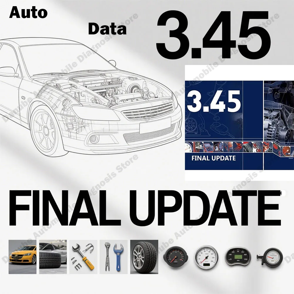 Newest AutoData 3.45 Professional Car Tools - Car Wiring Diagrams & Diagnostic Software with Step-by-Step Installation Video
Newest AutoData 3.45 Professional Car Tools - Car Wiring Diagrams & Diagnostic Software with Step-by-Step Installation Video