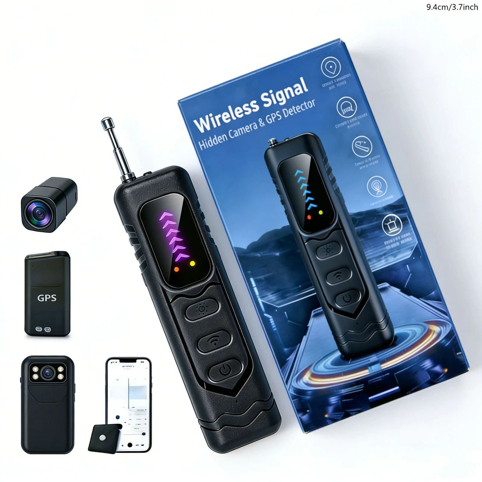 2-in-1 Hidden Camera & GPS Detector – RF Signal Scanner for Privacy Protection, No Monthly Fee Portable Spy Camera Detector
2-in-1 Hidden Camera & GPS Detector – RF Signal Scanner for Privacy Protection, No Monthly Fee Portable Spy Camera Detector