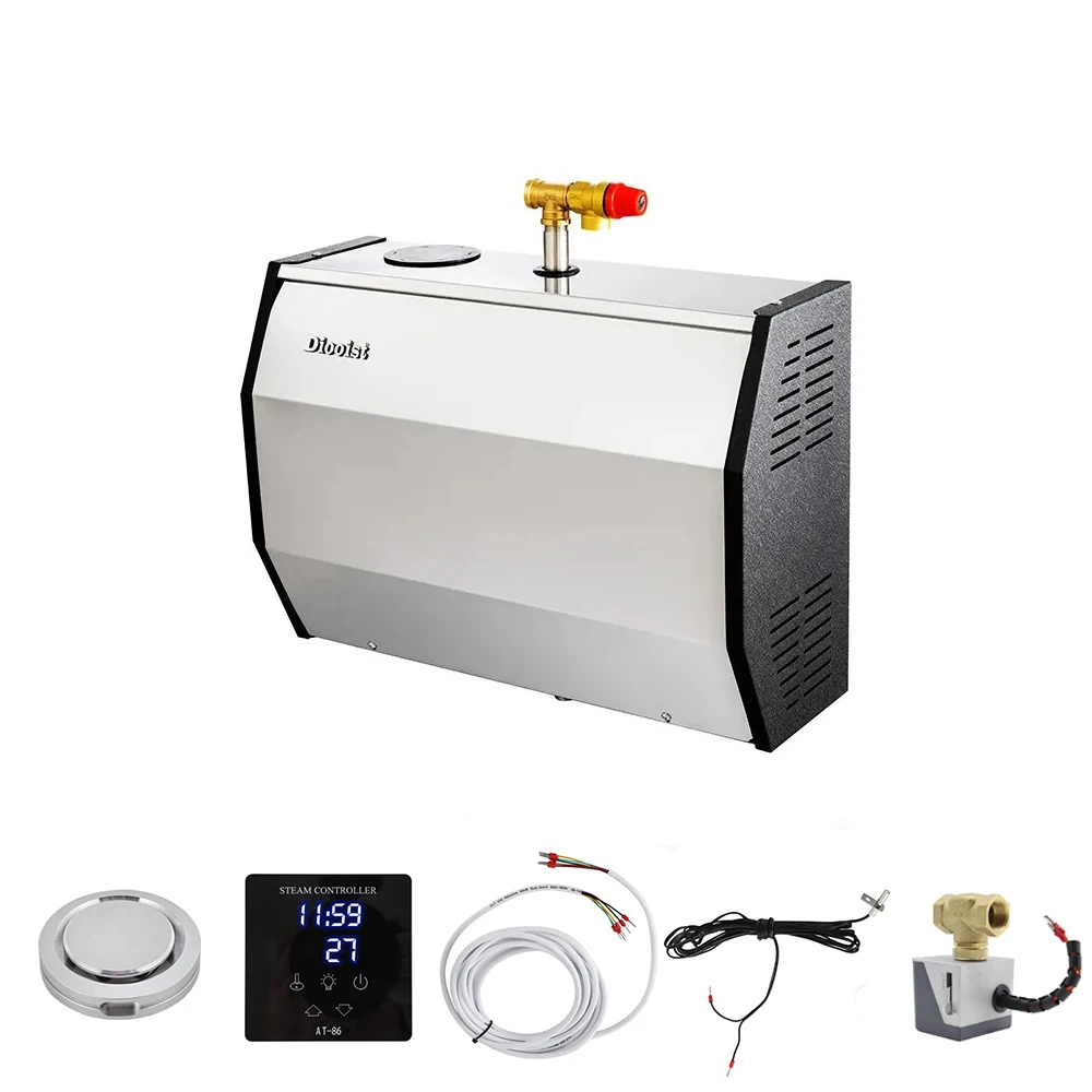 High Quality Stainless Steel Material 12KW Sauna Room Wet Steam Bath Generator
High Quality Stainless Steel Material 12KW Sauna Room Wet Steam Bath Generator