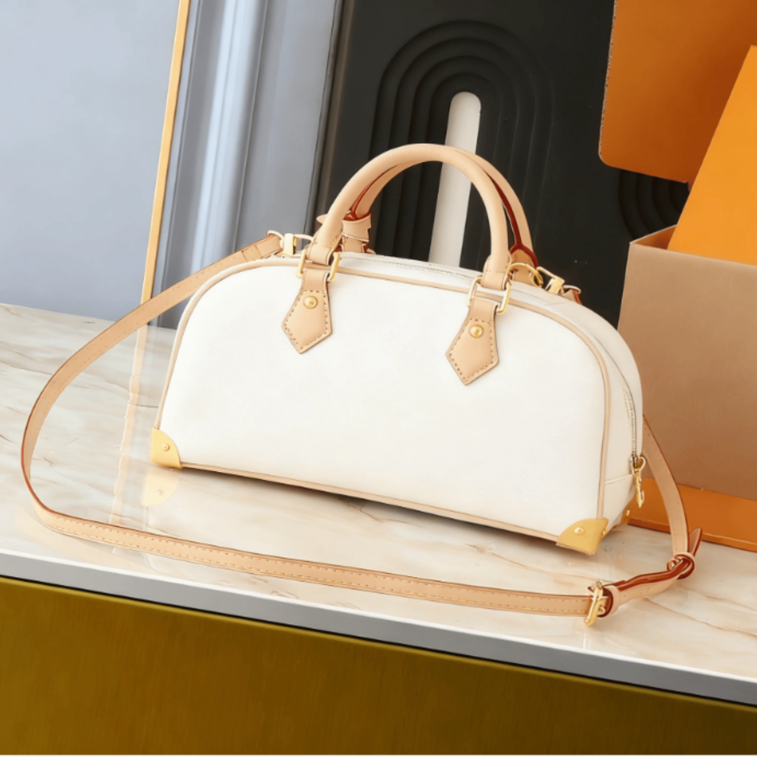 2026 Новая стильная женская сумка, модная простая красочная удобная женская сумка большой вместимости в стиле ретро, 27*14 см
2026 Новая стильная женская сумка, модная простая красочная удобная женская сумка большой вместимости в стиле ретро, 27*14 см