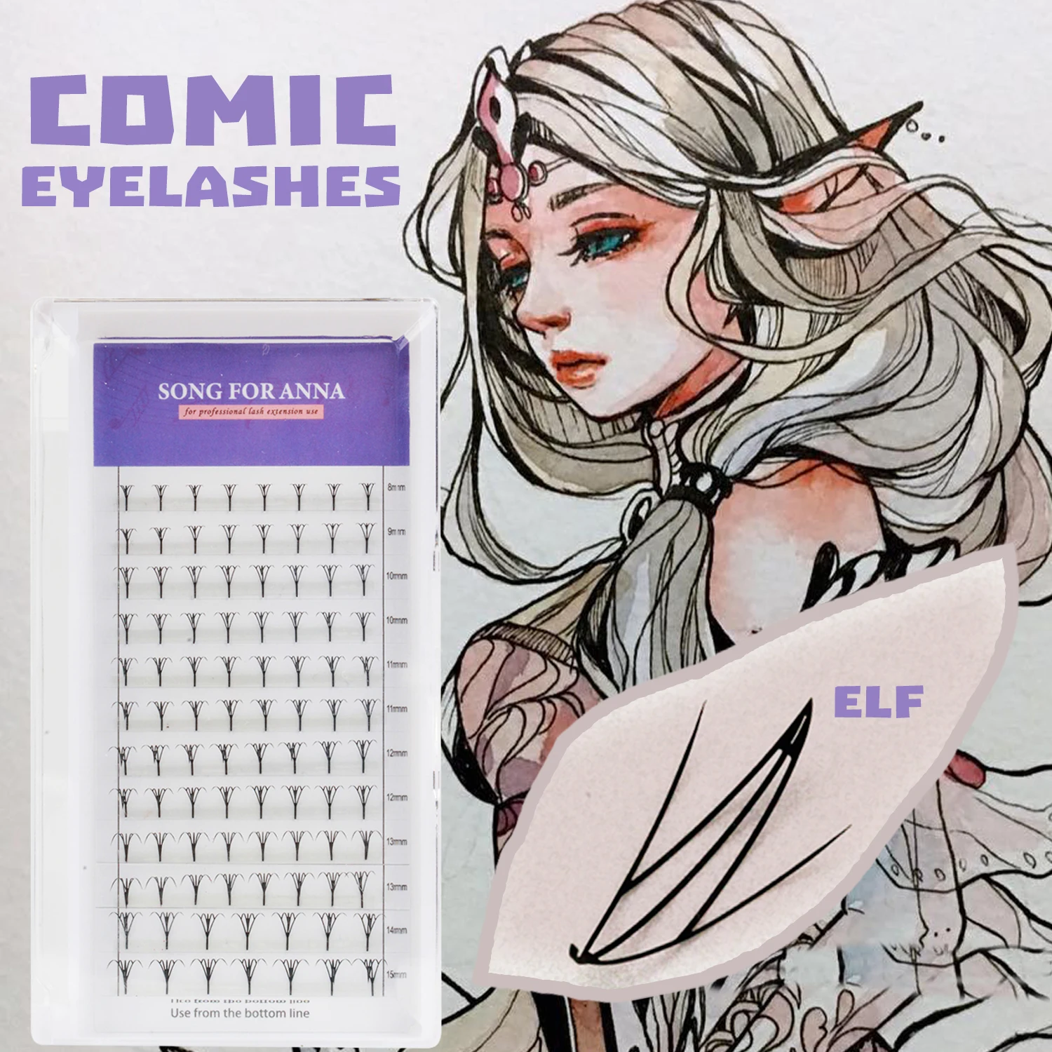 SfA эльф стиль комические ресницы для косплея кашемировые перья отдельные наращивание ресниц для макияжа премиум норка C D завиток 8-15 микс
SfA эльф стиль комические ресницы для косплея кашемировые перья отдельные наращивание ресниц для макияжа премиум норка C D завиток 8-15 микс