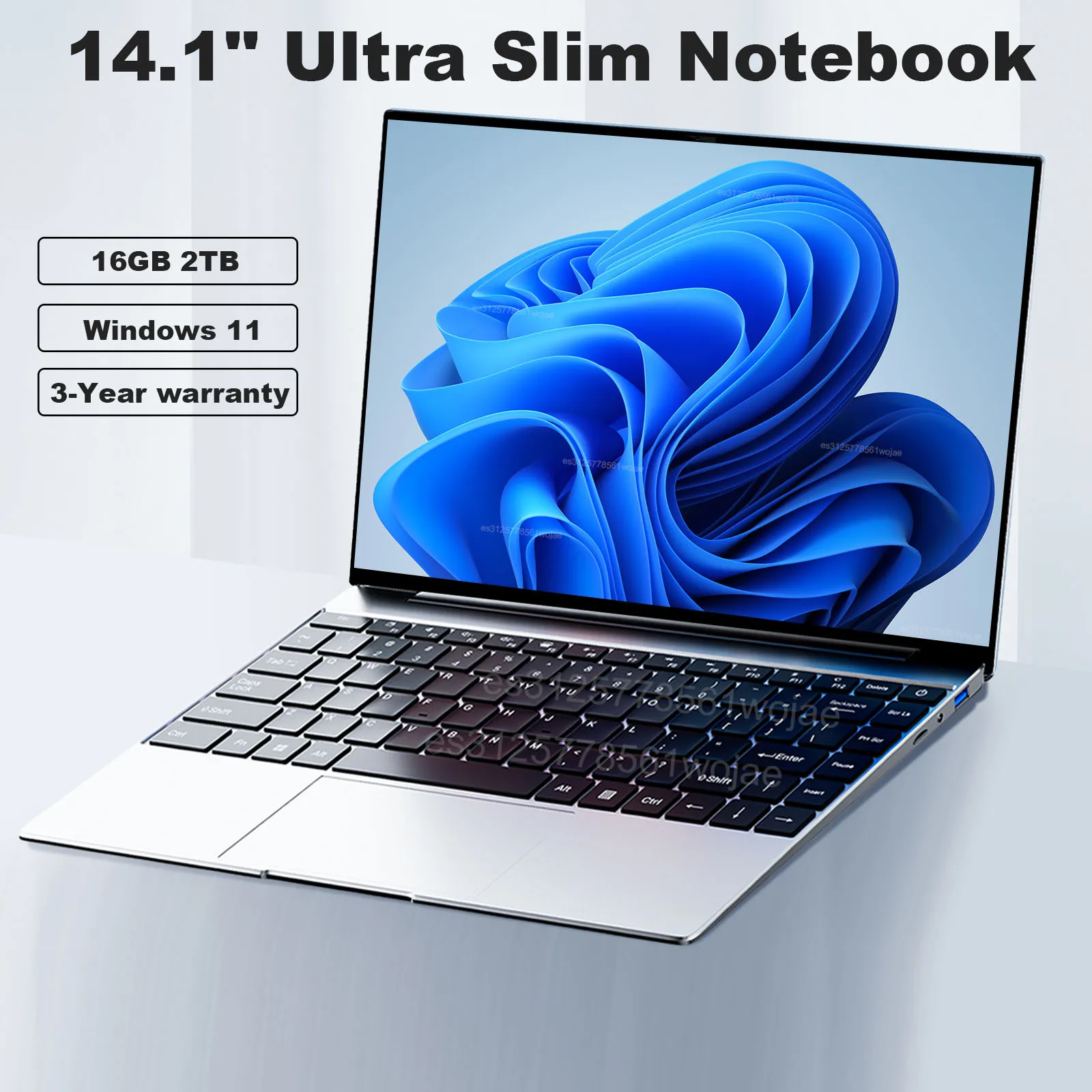 14.1" Ultra Slim Laptop 16GB RAM 2TB SSD Intel N3700 Notebook Gamer Windows 11 Pro 1920*1080 Display Office Study Computer PC
14.1" Ultra Slim Laptop 16GB RAM 2TB SSD Intel N3700 Notebook Gamer Windows 11 Pro 1920*1080 Display Office Study Computer PC