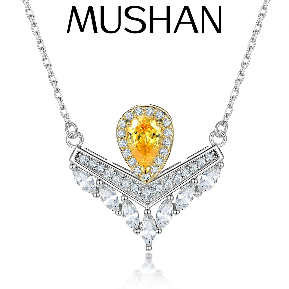 MuShan Brand Jewelry 925 Sterling Silver Necklace Zircon 5A Classic Romantic for Wife 18K Gold Plated Premium Jewelry Pendant
MuShan Brand Jewelry 925 Sterling Silver Necklace Zircon 5A Classic Romantic for Wife 18K Gold Plated Premium Jewelry Pendant