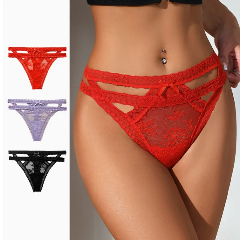 Lace Panties Women Solid Color Briefs Sexy Hollow Lingerie Female Underwear Ladies Breathable Underpants
Lace Panties Women Solid Color Briefs Sexy Hollow Lingerie Female Underwear Ladies Breathable Underpants