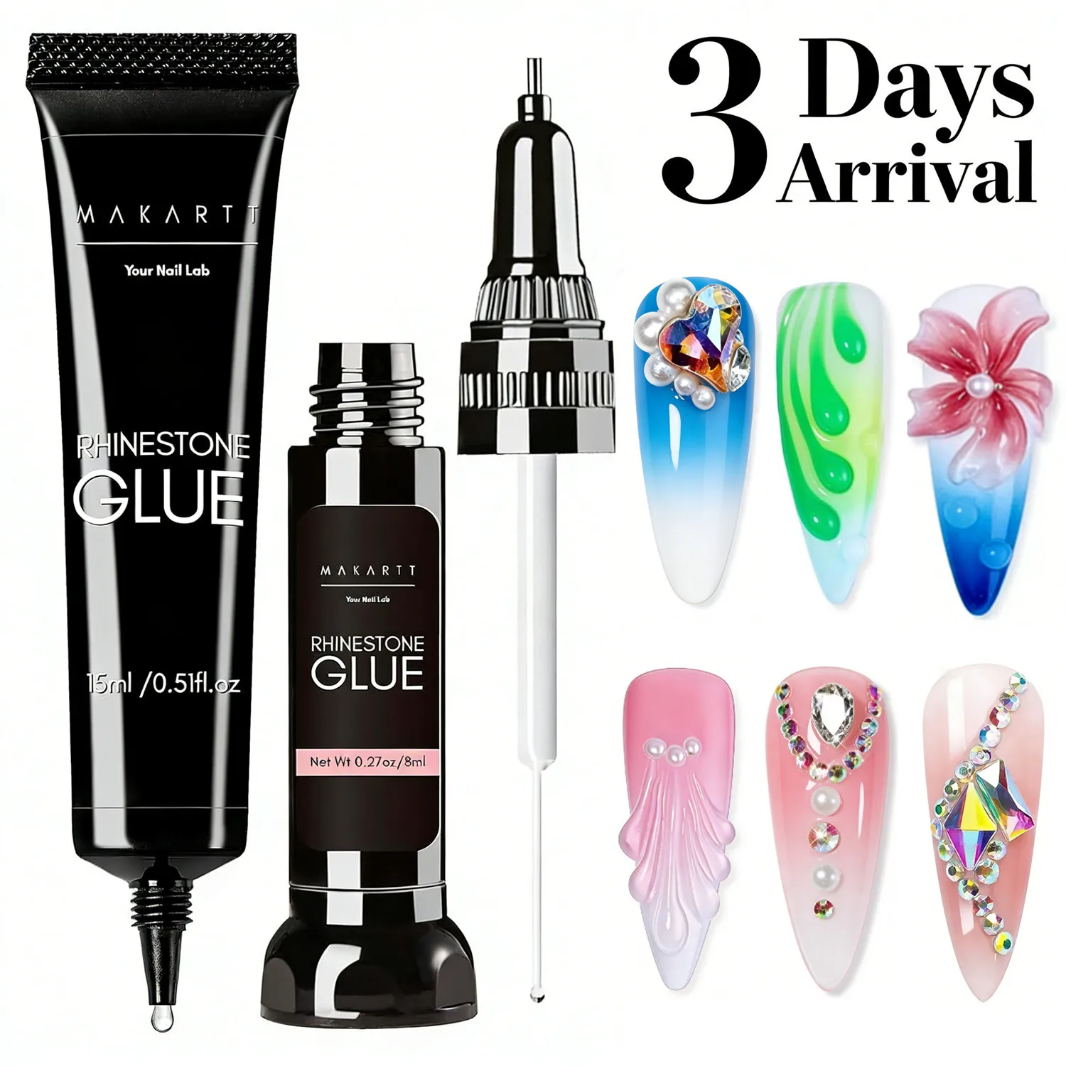 Набор клея Makartt для ногтей со стразами — гель-клей для ногтей со стразами, 3D Art Design, супер прочный клей для очаровательных драгоценных камней, драгоценных камней
Набор клея Makartt для ногтей со стразами — гель-клей для ногтей со стразами, 3D Art Design, супер прочный клей для очаровательных драгоценных камней, драгоценных камней