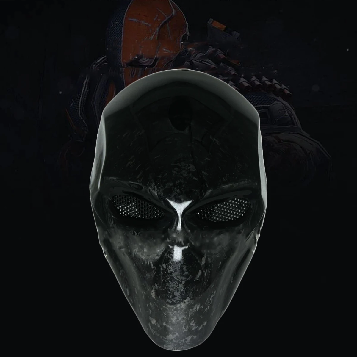 Full-Face Tactical Black Mask Carbon Fiber Cool Protective Helmet Face Mask for Hunting War Game Halloween Movie Prop Cosplay
Full-Face Tactical Black Mask Carbon Fiber Cool Protective Helmet Face Mask for Hunting War Game Halloween Movie Prop Cosplay