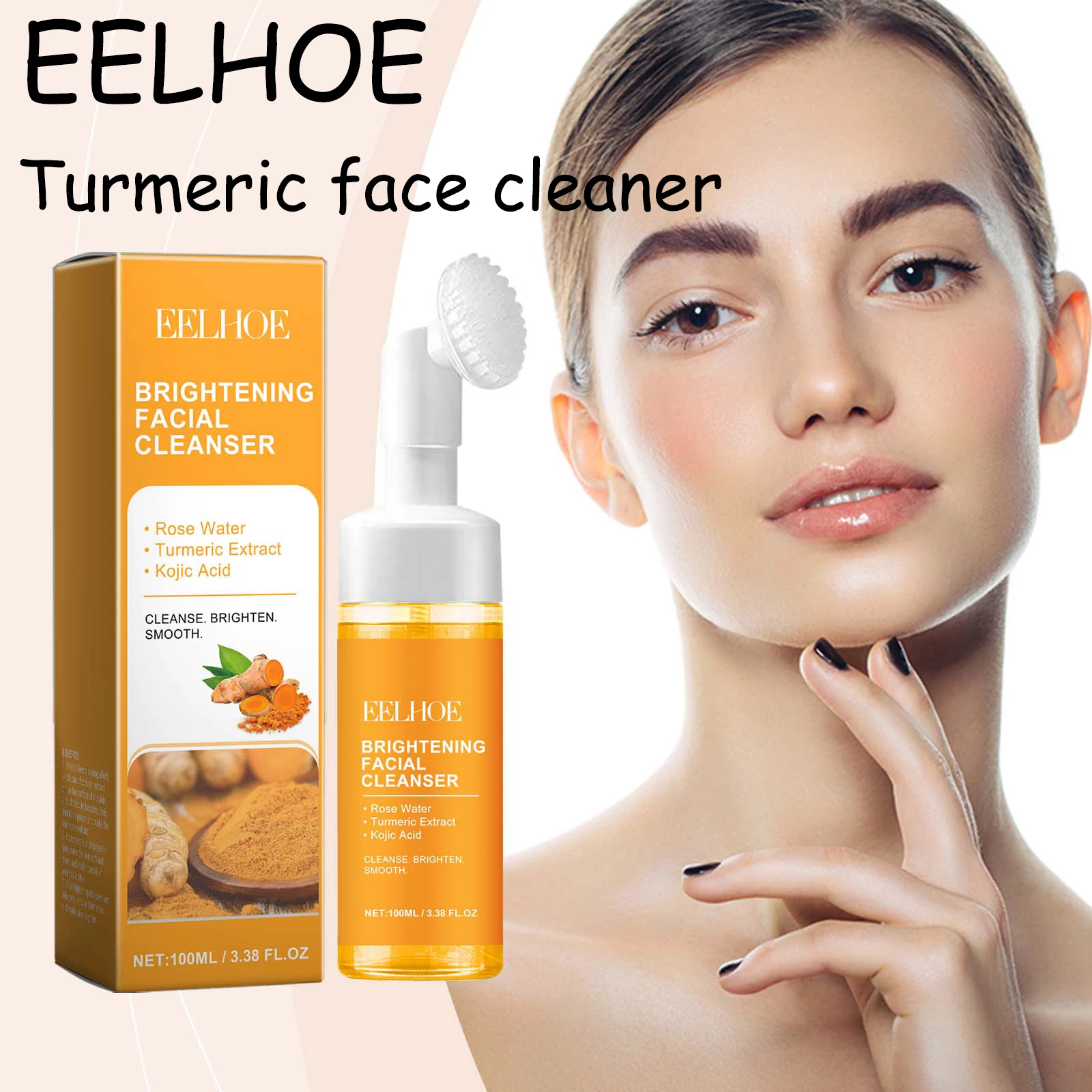 EELHOE Turmeric Facial Cleaner Cleaning Face Dirts Pore Shrink Brightening Skin Tone Oil Control Moisturizing Face Cleaner
EELHOE Turmeric Facial Cleaner Cleaning Face Dirts Pore Shrink Brightening Skin Tone Oil Control Moisturizing Face Cleaner
