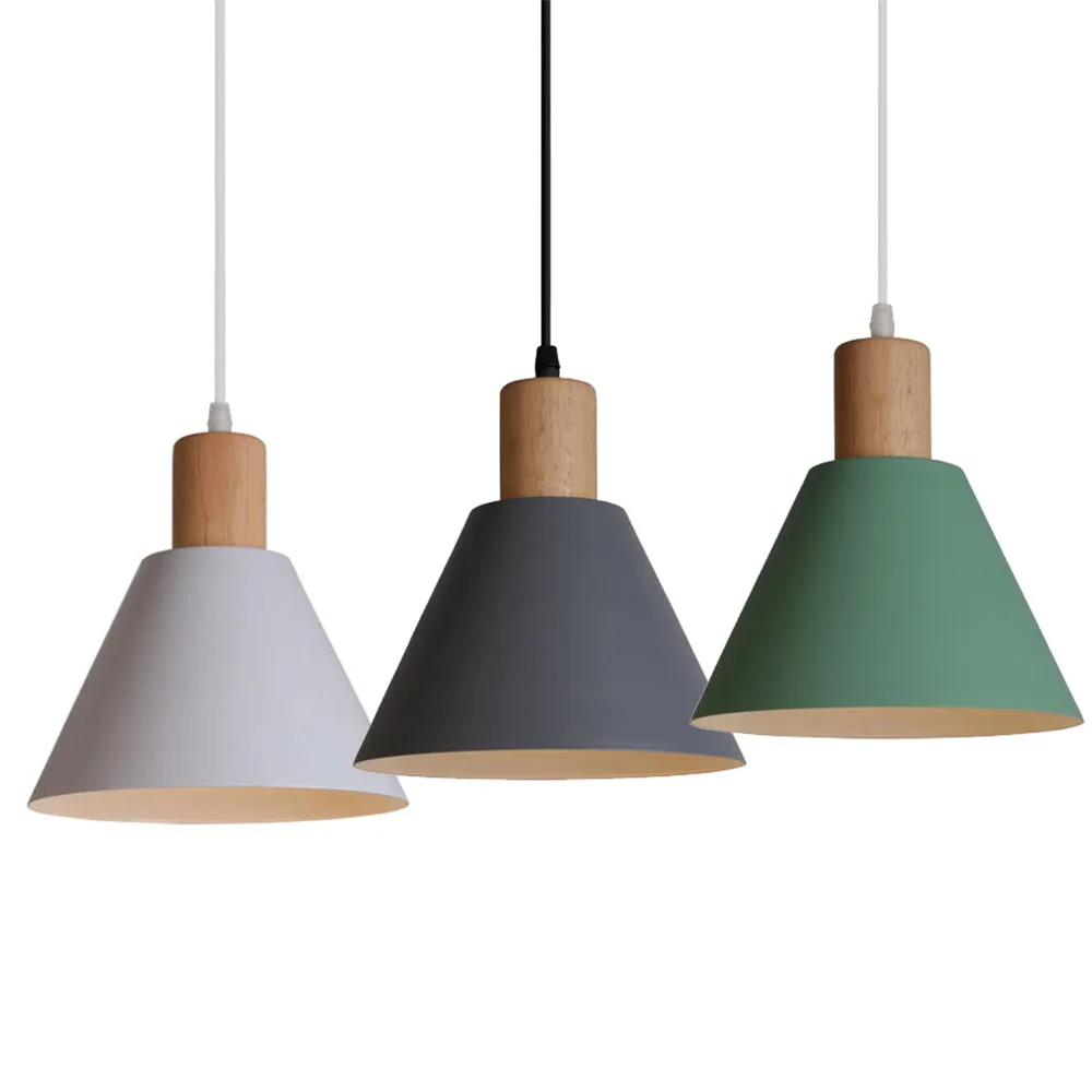 Modern Minimalist Restaurant Pendant Lights Wood Aluminum Lampshade Fixtures for Dining Room Kitchen Home Decor E27 Hanging Lamp
Modern Minimalist Restaurant Pendant Lights Wood Aluminum Lampshade Fixtures for Dining Room Kitchen Home Decor E27 Hanging Lamp