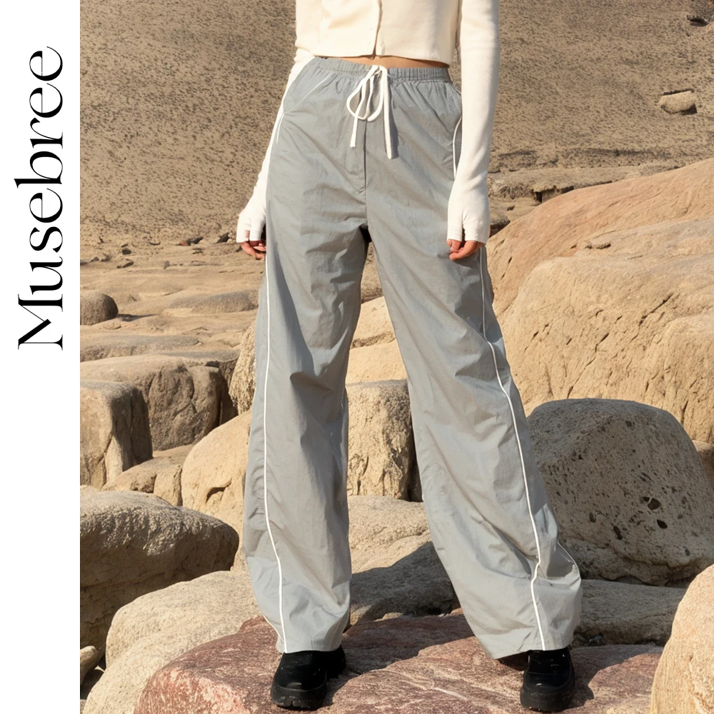 Musebree Women's Quick Dry Drawstring Baggy Sweatpants Ladies Girls Long Cargo Pants Grey Summer Casual Trousers Women Clothing
Musebree Women's Quick Dry Drawstring Baggy Sweatpants Ladies Girls Long Cargo Pants Grey Summer Casual Trousers Women Clothing