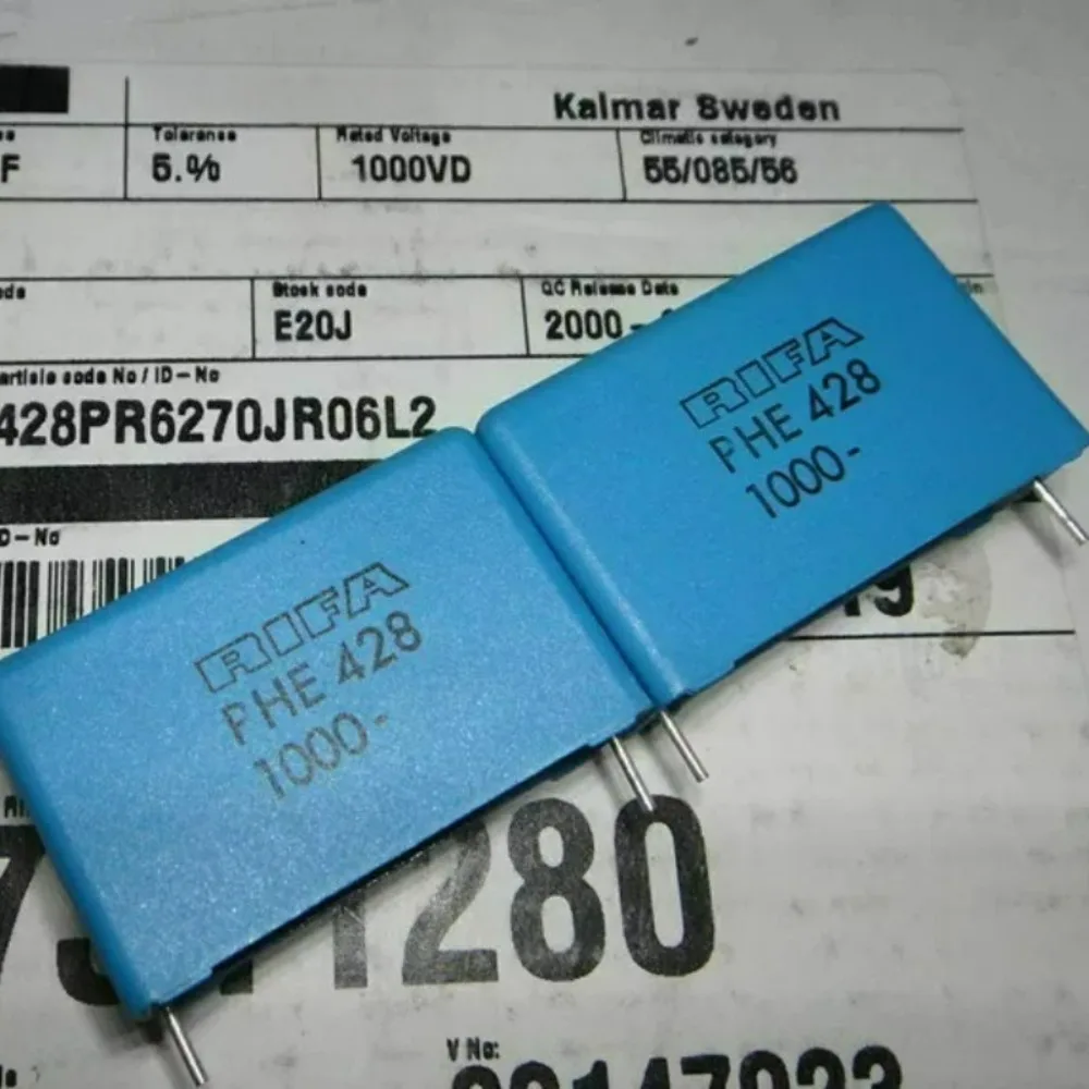 1PCS RIFA PHE428 0.27uf 1000V 270nF u27 274 J Brand New 37.5mm Film Capacitor
1PCS RIFA PHE428 0.27uf 1000V 270nF u27 274 J Brand New 37.5mm Film Capacitor