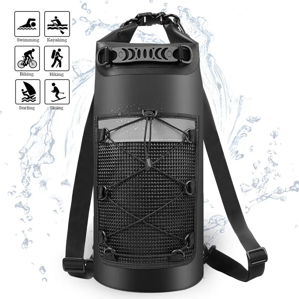 10/20/30L Dry Drift Bag Waterproof Camping Beach Swimming Clip Mesh Reflective Shoulder Kayak Trekking Backpack for Women Men
10/20/30L Dry Drift Bag Waterproof Camping Beach Swimming Clip Mesh Reflective Shoulder Kayak Trekking Backpack for Women Men