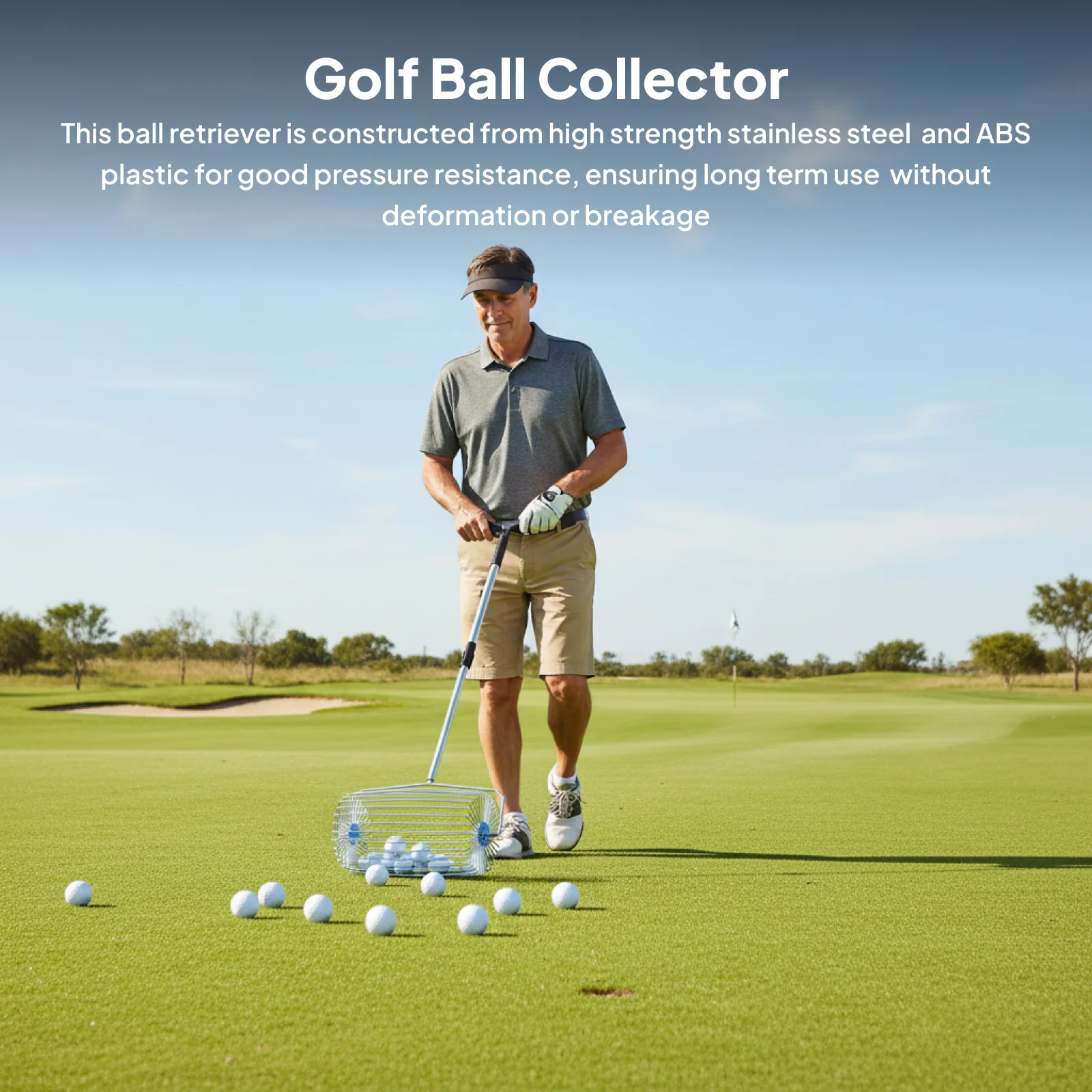 Tennis Ball Collector Accessory No Bend Practical Pickleball Picker Easy to Use Adjustable Length Golf Ball Retriever for Player
Tennis Ball Collector Accessory No Bend Practical Pickleball Picker Easy to Use Adjustable Length Golf Ball Retriever for Player