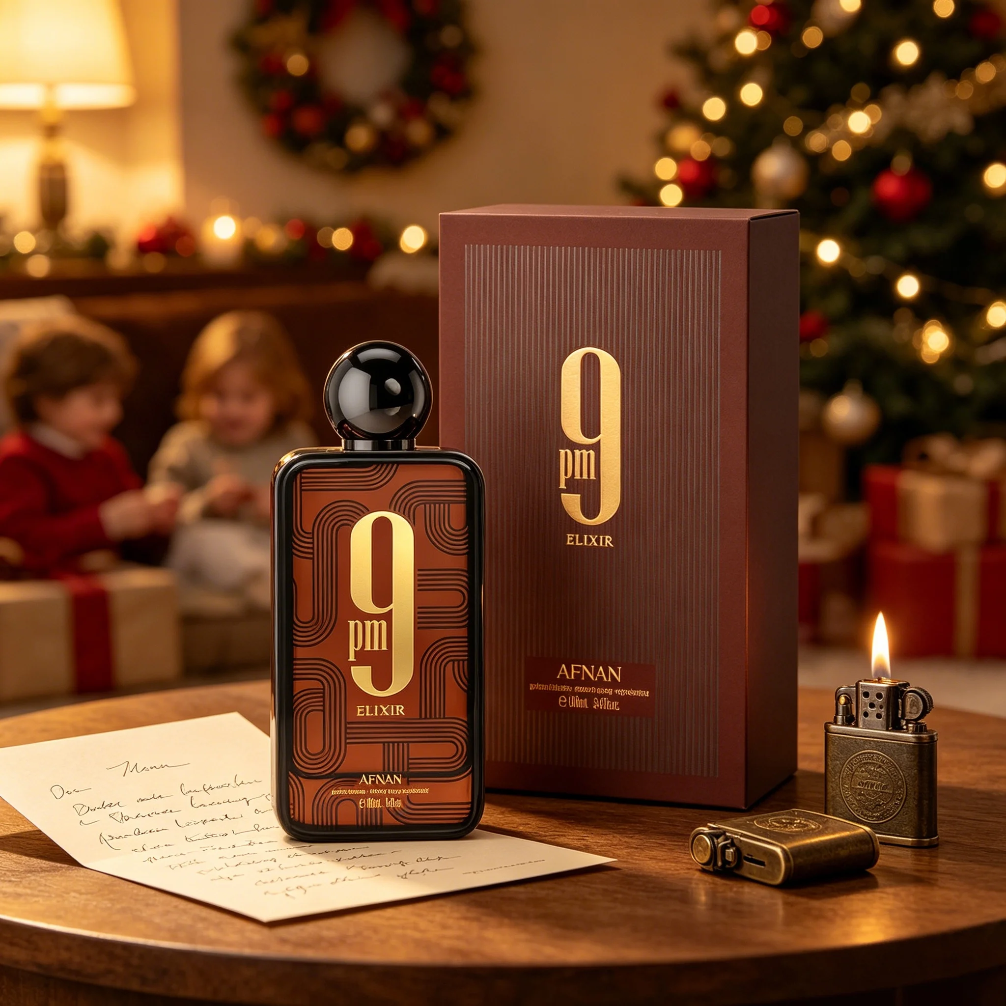 uxury Afnan 9PM Elixir Masculine Unisex EDP Gloss Dark Square Bottle Polished Black Sphere Cap Elegant Burgundy Striped Gift Box Classic Rich Coffee Oud Woody Scent All Occasion Premium Gift For Men
uxury Afnan 9PM Elixir Masculine Unisex EDP Gloss Dark Square Bottle Polished Black Sphere Cap Elegant Burgundy Striped Gift Box Classic Rich Coffee Oud Woody Scent All Occasion Premium Gift For Men