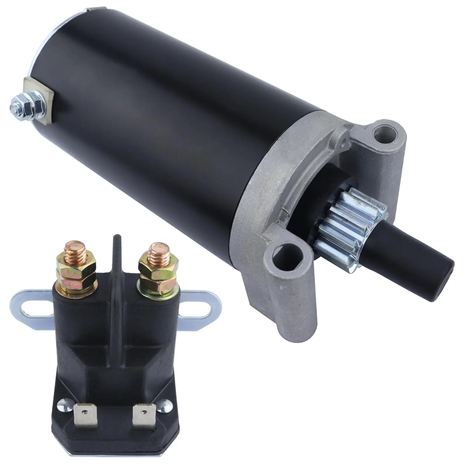Starter & Relay for Kohler for Cub Cadet LT1045 LT1046 05-06, i1046 i1050 06-12, LTX1046 09-14, LTX1042 LTX1050 RZT 42-54 11-13
Starter & Relay for Kohler for Cub Cadet LT1045 LT1046 05-06, i1046 i1050 06-12, LTX1046 09-14, LTX1042 LTX1050 RZT 42-54 11-13