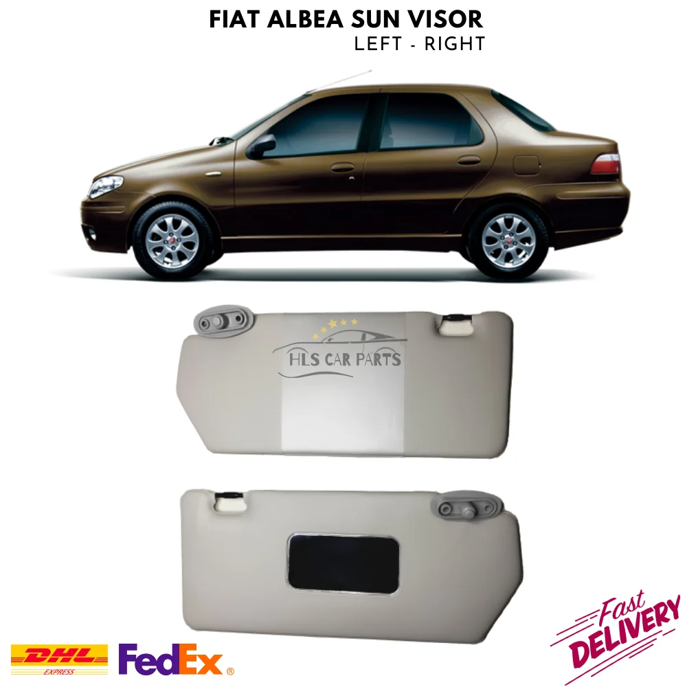 For Fiat Albea Interior Sun Visor Protection Left Right 2 Pcs Car Accessories Replacement Parts Trim Fast Delivery
For Fiat Albea Interior Sun Visor Protection Left Right 2 Pcs Car Accessories Replacement Parts Trim Fast Delivery