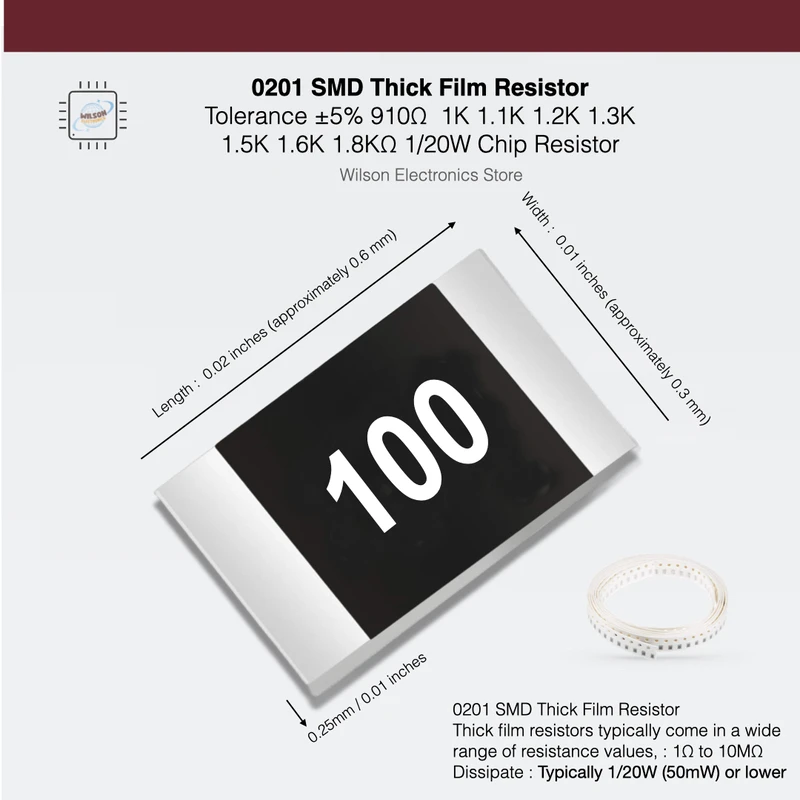 100 шт./лот 0201 SMD чип фиксированный резистор с допуском ± 5% 910 Ом 1 К 1,1 К 1,2 К 1,3 К 1,5 К 1,6 К 1,8 кОм 1/20 Вт пленочный резистор
100 шт./лот 0201 SMD чип фиксированный резистор с допуском ± 5% 910 Ом 1 К 1,1 К 1,2 К 1,3 К 1,5 К 1,6 К 1,8 кОм 1/20 Вт пленочный резистор