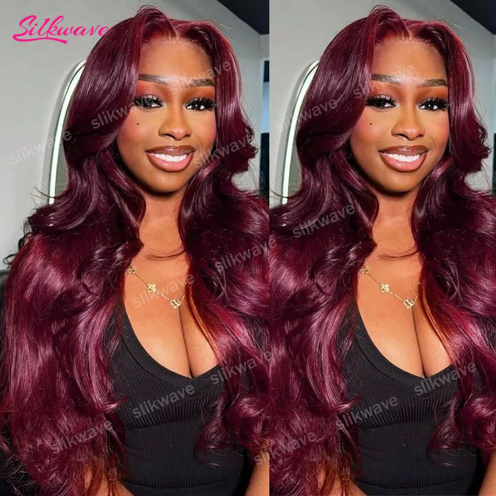 99j Burgundy Body Wave Wig Human Hair 200% Density 13x4 HD Transparent Lace Frontal Wig Burgundy Wine Red Colored Body Wave Wnch
99j Burgundy Body Wave Wig Human Hair 200% Density 13x4 HD Transparent Lace Frontal Wig Burgundy Wine Red Colored Body Wave Wnch