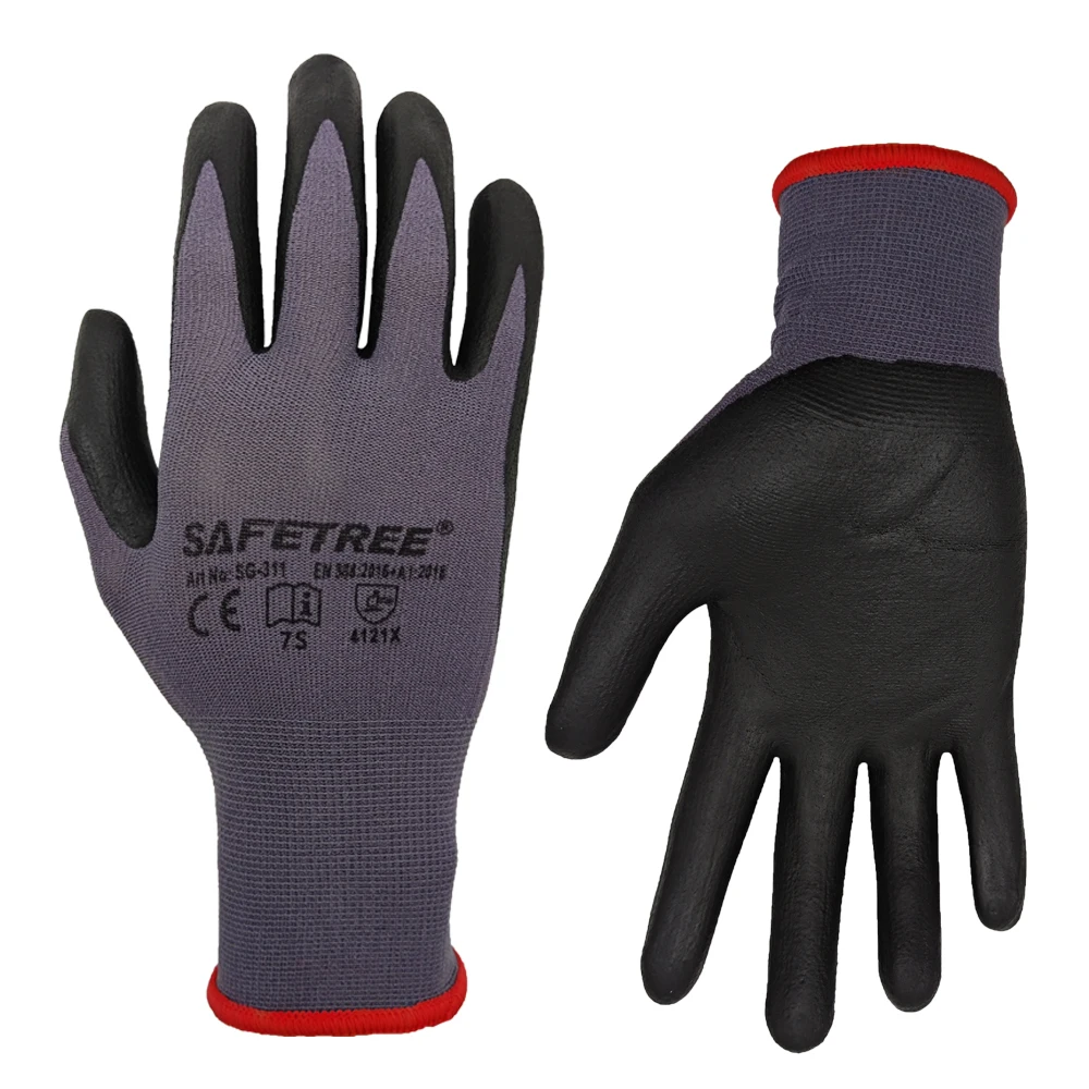 Safetree Nylon Liner Nitrile Coating Gloves PPE Safety Working Protective Gloves CE En388
Safetree Nylon Liner Nitrile Coating Gloves PPE Safety Working Protective Gloves CE En388