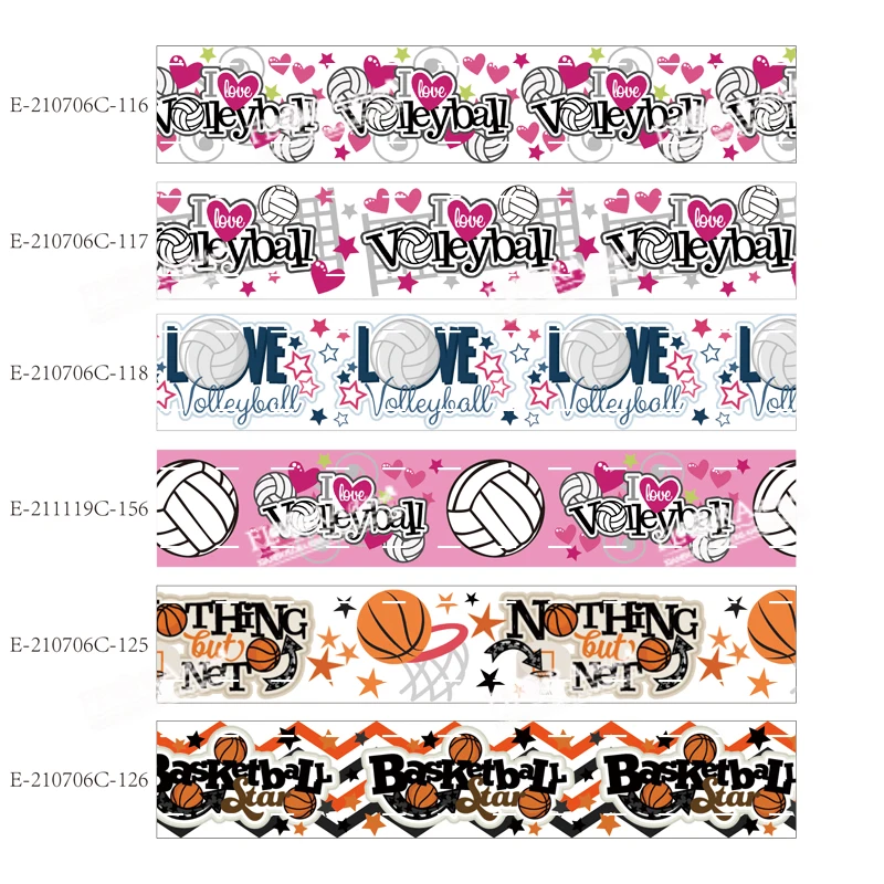 16mm Sports Volleyball Printed Grosgrain Ribbon 10yards DIY for Gymnastic Materials Craft Decorations Handmade Haibows
16mm Sports Volleyball Printed Grosgrain Ribbon 10yards DIY for Gymnastic Materials Craft Decorations Handmade Haibows