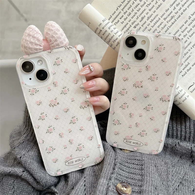 ute shell print small floral 3D bow case for iPhone 13Pro 14 15Promax 16pro 13 Korean fresh girl fashion Kawaii rose full cover
ute shell print small floral 3D bow case for iPhone 13Pro 14 15Promax 16pro 13 Korean fresh girl fashion Kawaii rose full cover