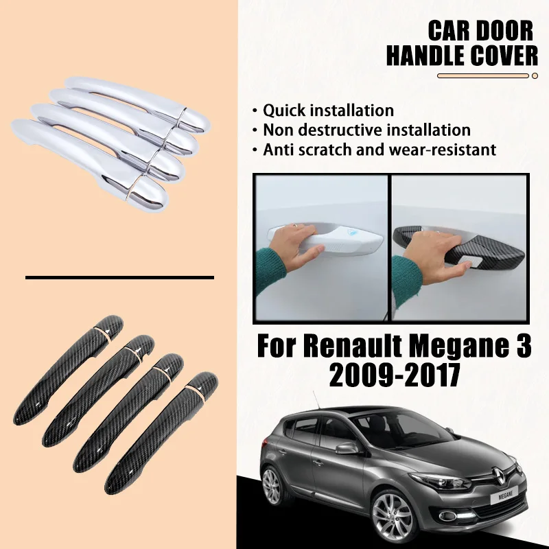 Door Handle Cover For Renault Megane 3 MK3 III Scala 2009-2017 2010 2011 Chrome Car Accessories Catch Rustproof Stickers Styliny
Door Handle Cover For Renault Megane 3 MK3 III Scala 2009-2017 2010 2011 Chrome Car Accessories Catch Rustproof Stickers Styliny