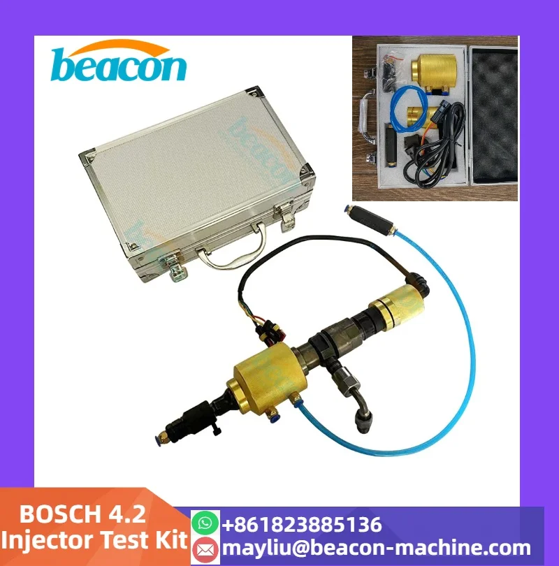 4.2 The Injector Test Kit Is Used In Conjunction With The Test Bench To Collect Injection And Return Oil
4.2 The Injector Test Kit Is Used In Conjunction With The Test Bench To Collect Injection And Return Oil