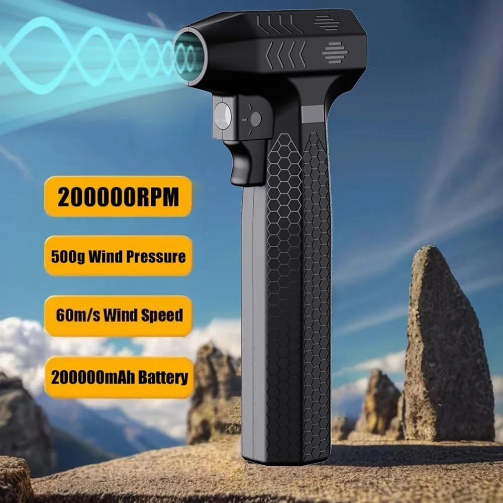 2026 New 60M/S Turbo Jetfan 200000 RPM Electric Air Blower High-Speed Turbo Violent Fan USB Rechargeable Powerful Dust Blower
2026 New 60M/S Turbo Jetfan 200000 RPM Electric Air Blower High-Speed Turbo Violent Fan USB Rechargeable Powerful Dust Blower