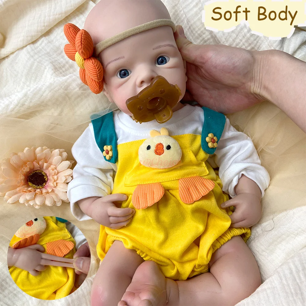 Lifelike Full Silicone Reborn Doll Open Mouth Cute Girl Handmade Skin Details 1:1 Weight Can Makeup Washable Toy Festival Gift
Lifelike Full Silicone Reborn Doll Open Mouth Cute Girl Handmade Skin Details 1:1 Weight Can Makeup Washable Toy Festival Gift