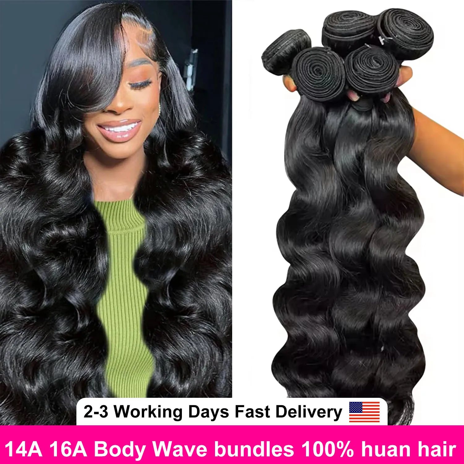 40Inch Body Wave Human Hair Bundles 100% quality Brazilian Raw Human Hair 3/4 Bundles for Women 14A Thick Bundles free shipping
40Inch Body Wave Human Hair Bundles 100% quality Brazilian Raw Human Hair 3/4 Bundles for Women 14A Thick Bundles free shipping