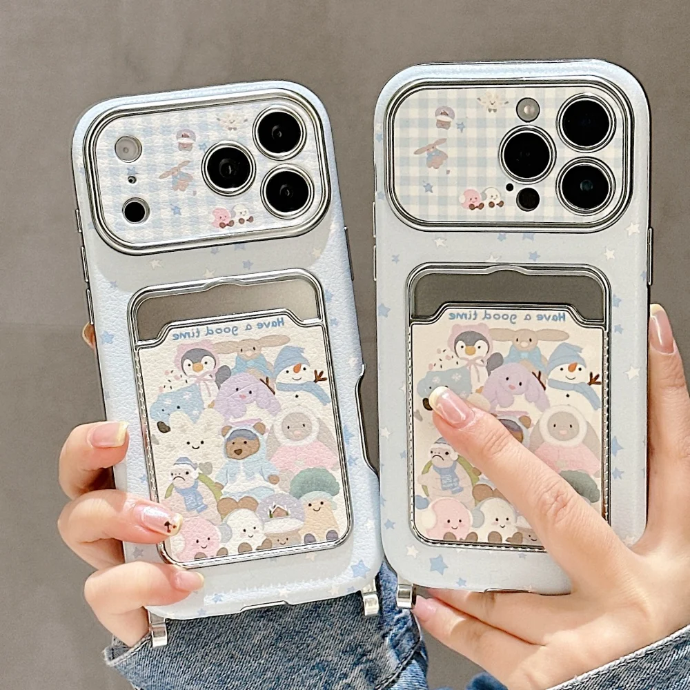 Cute cartoon leather pattern animal star phone case for iPhone 17 16 ProMax 14 15 Pro fundas Korean INS fashion new shockproof
Cute cartoon leather pattern animal star phone case for iPhone 17 16 ProMax 14 15 Pro fundas Korean INS fashion new shockproof