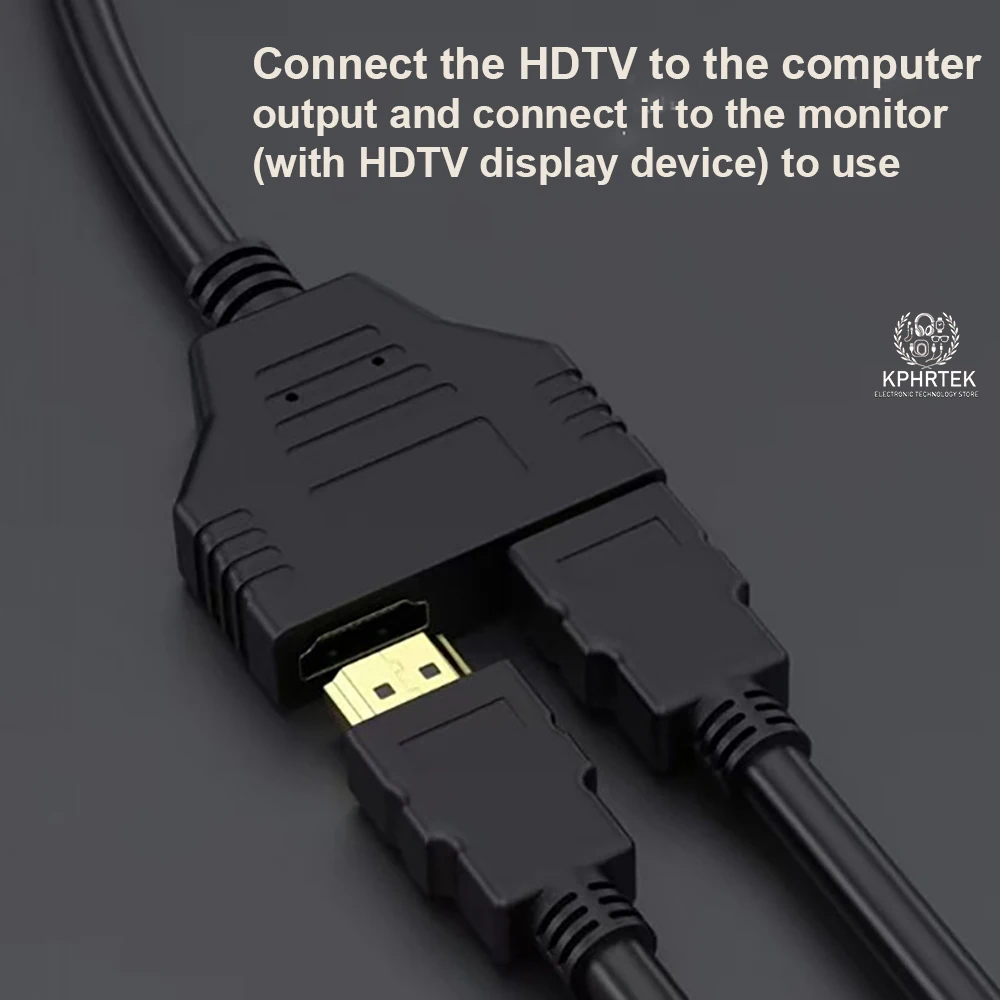 20 PCs HDTV 1.4 Male to Female Extension Cable, Computer HD Conversion Cable Male to Dual Female Adapter
20 PCs HDTV 1.4 Male to Female Extension Cable, Computer HD Conversion Cable Male to Dual Female Adapter
