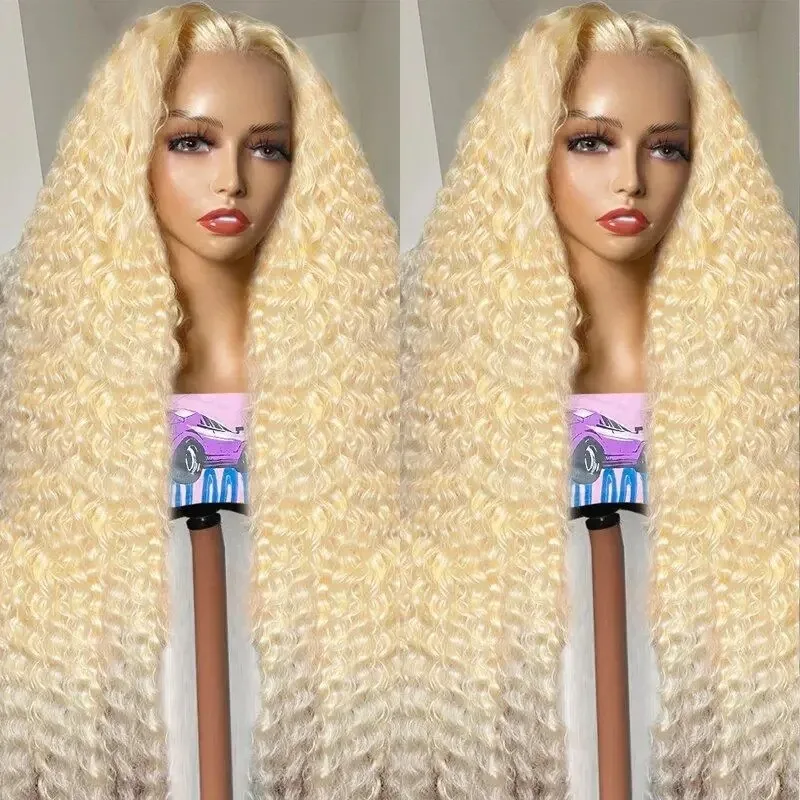 YKB 13x6 HD Lace Frontal Wig 613 Blonde Colored Curly Wigs Human Hair Preplucked 13x4 Lace Front Deep Wave Brazilian For Women
YKB 13x6 HD Lace Frontal Wig 613 Blonde Colored Curly Wigs Human Hair Preplucked 13x4 Lace Front Deep Wave Brazilian For Women