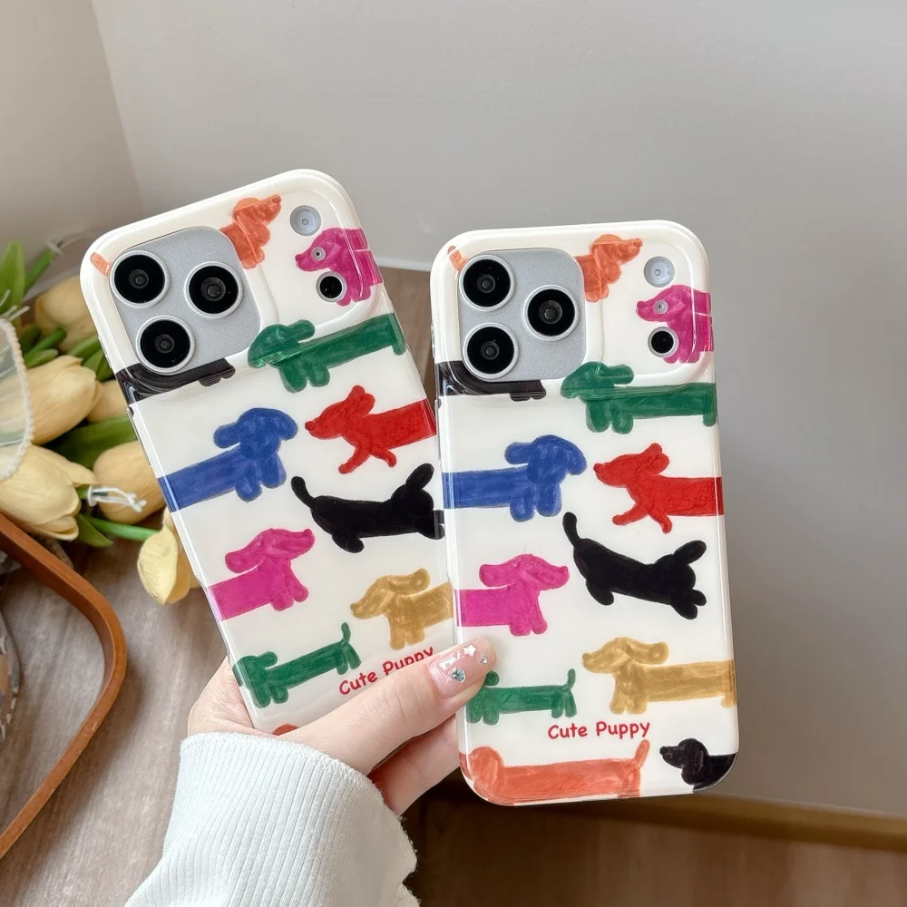 Fashion creative full-screen colorful puppy phone case for iPhone 17 16ProMax14 15Pro fundas popular shock-proof protective case
Fashion creative full-screen colorful puppy phone case for iPhone 17 16ProMax14 15Pro fundas popular shock-proof protective case