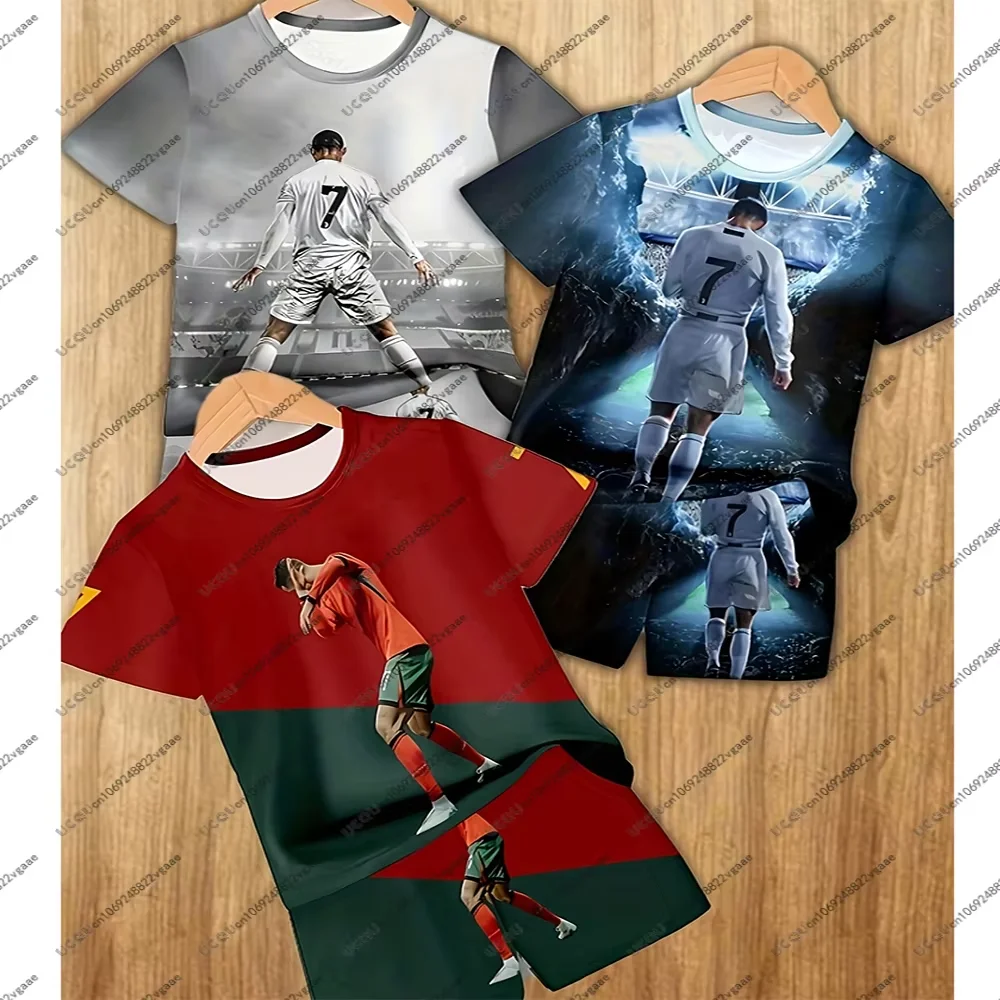 New Football Jersey Tee Men Kid Gift Youth Male Top Boy Girl Soccer Casual T Shirt Sporty Outdoor Shorts Pajamas Ronaldo Set New
New Football Jersey Tee Men Kid Gift Youth Male Top Boy Girl Soccer Casual T Shirt Sporty Outdoor Shorts Pajamas Ronaldo Set New